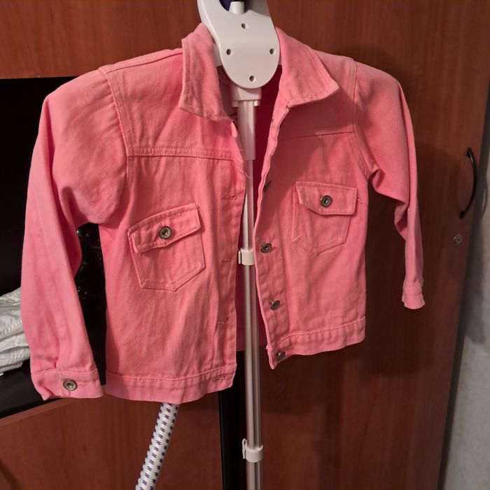 Рожева джинсовка, кофта