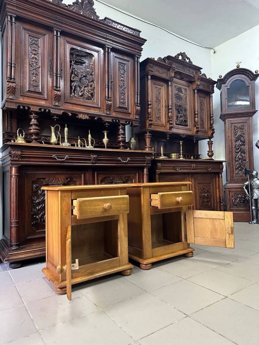 Спальний гарнітур шафа дерево шкаф 3508 ліжко дубове 3509 тумба 3510