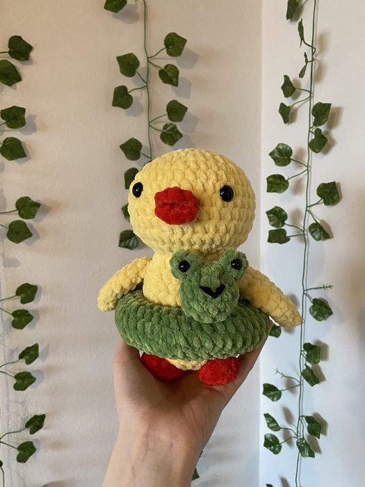 Kaczuszka na szydełku