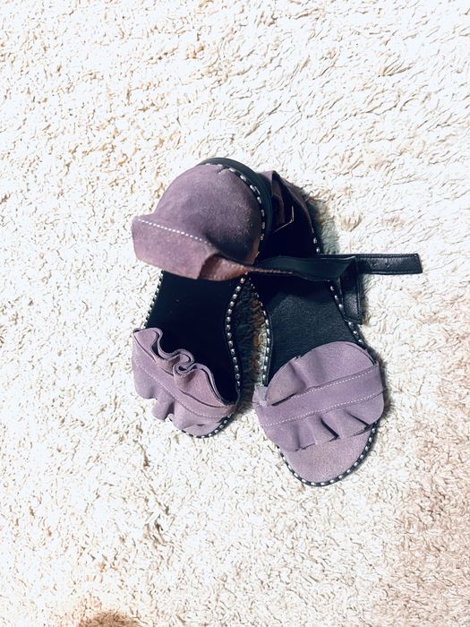 Босоножки из натуральной замши