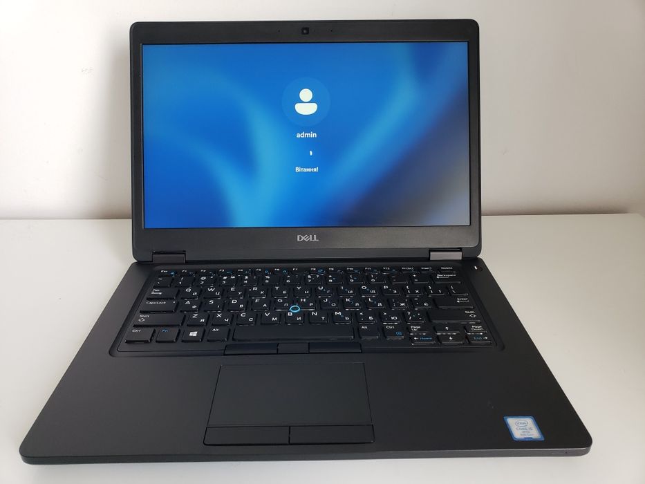 Ноутбук Dell Latitude 5490, 14" IPS, i5-8350U, 8GB DDR4. 240GB Nvme, АКБ  100%