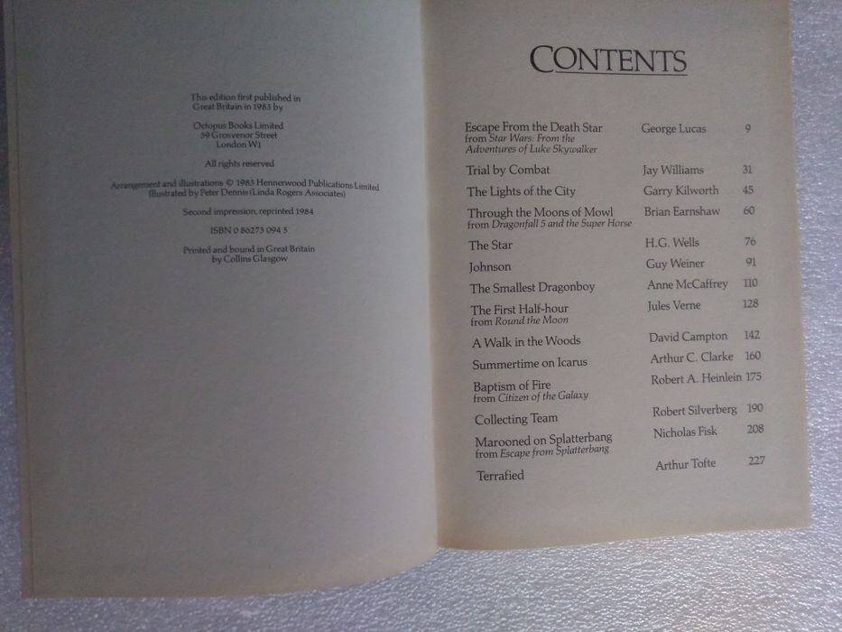 Raro Livro Beyond the Stars - Tales of Adventure in Time and Space