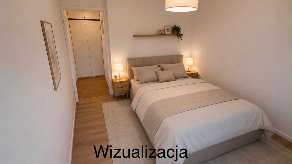 Dwa niezależne pokoje z balkonem