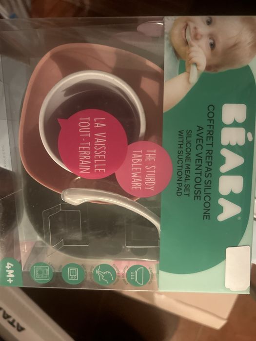 Coffret Repas Silicone com Ventosa da marca Beaba