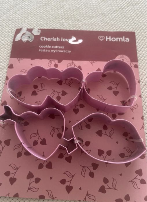 Foremki do pieczenia wykrawaczki ciasteczek walentynkowe Homla