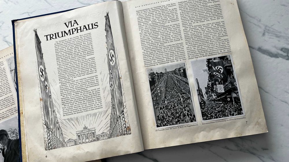 Olimpiada 1936 - Tom I i II (dwa tomy) - Adolf Hitler - Olympia 1936