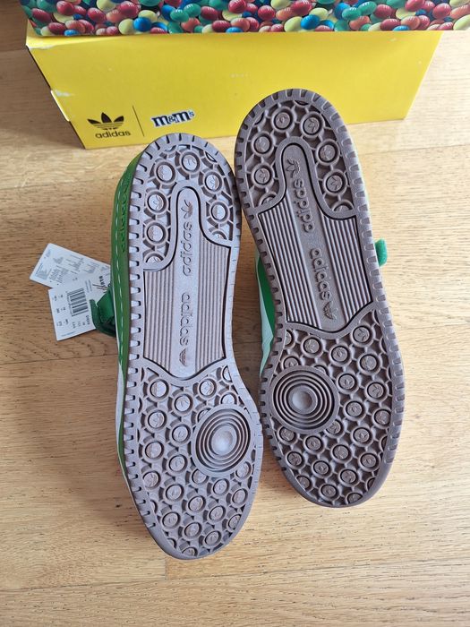 Męskie buty adidasy trampki forum low adidas m&ms zielone skóra 44 2/3