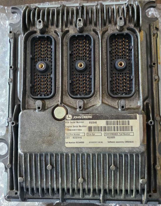 ECU John Deere Liebherr L514, L528 - Komputer Silnika RE551416