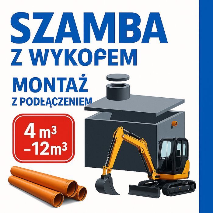 Szamba betonowe z Wykopem, Zbiornik na deszczówkę KOMPLEKSOWO