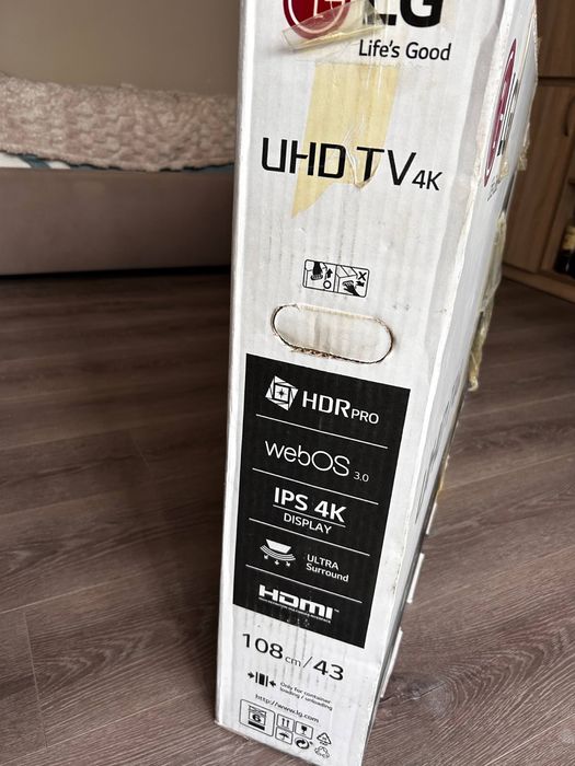 Телевізор LG 43UH603V — 43”, 4K Ultra HD Smart TV