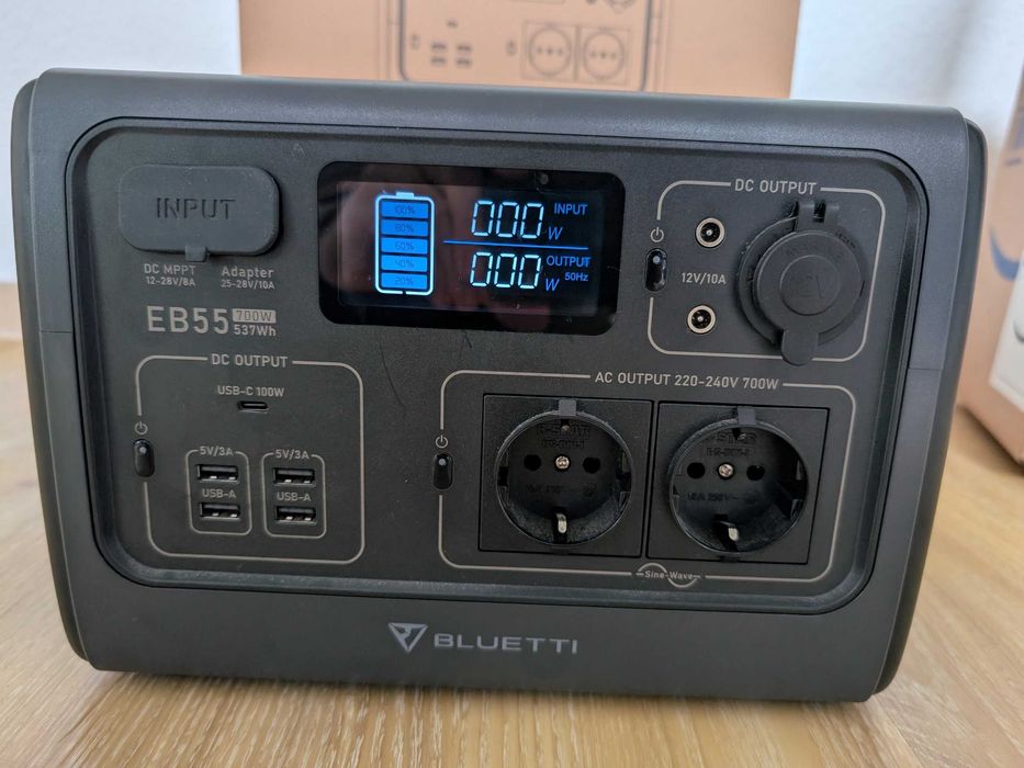 ЗНИЖКА!! В наявності Зарядна станція Bluetti EB55 537 Wh LiFePO4