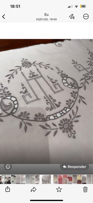 Toalha Bordado da Madeira