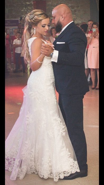 Annais Bridal exclusive BAVIERE 36 S suknia ślubna rybka syrena