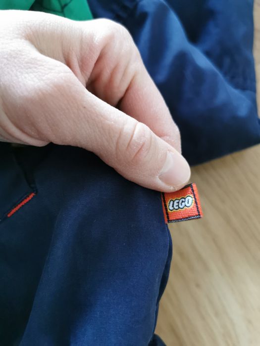 Lego Wear 110 kurtka przejściowa ciepła klocki