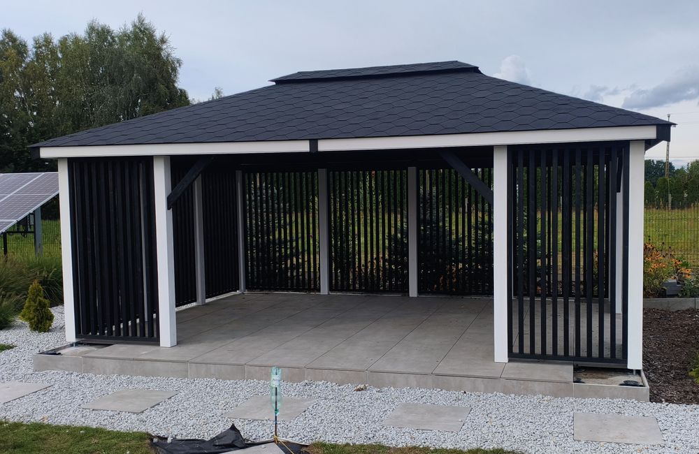 Altana ogrodowa 5x4m altanka domek drewutnia
