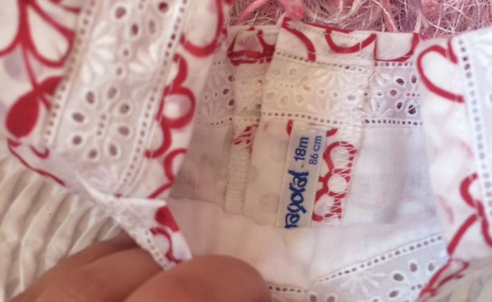 Vestido de menina tamanho 18M