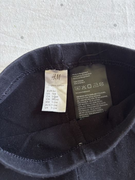 Legginsy niemowlęce H&M
