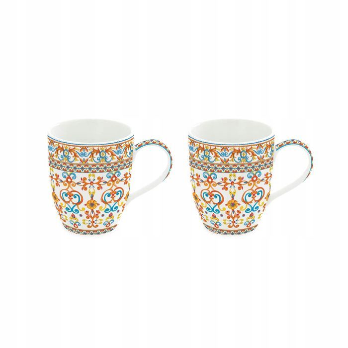 Zestaw dwóch kubków porcelana 350ml.