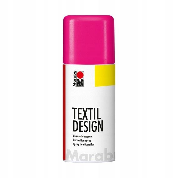 Farba Do Tkanin 150Ml Spray Neonowa Różowa Ubrań