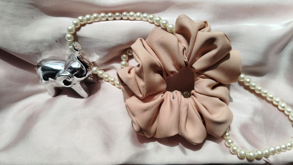 Gumka scrunchies beż Cappuccino