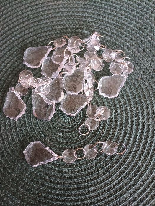 Akrylowe zawieszki do żyrandola - 10 szt