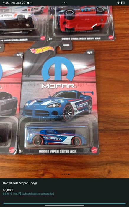 Hot wheels Mopar 5 x Dodge