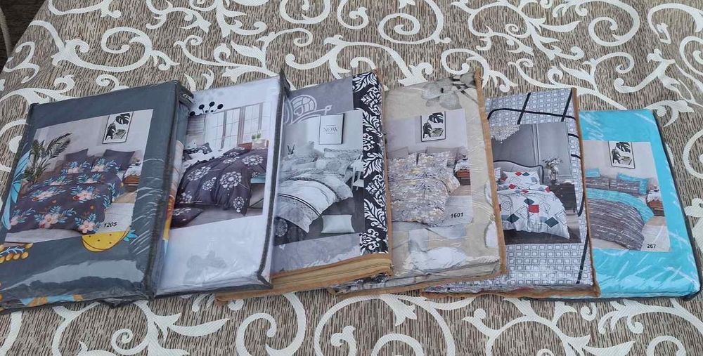 Помплект постільної білизни Viluta Velana фланель страйп сатін сатін