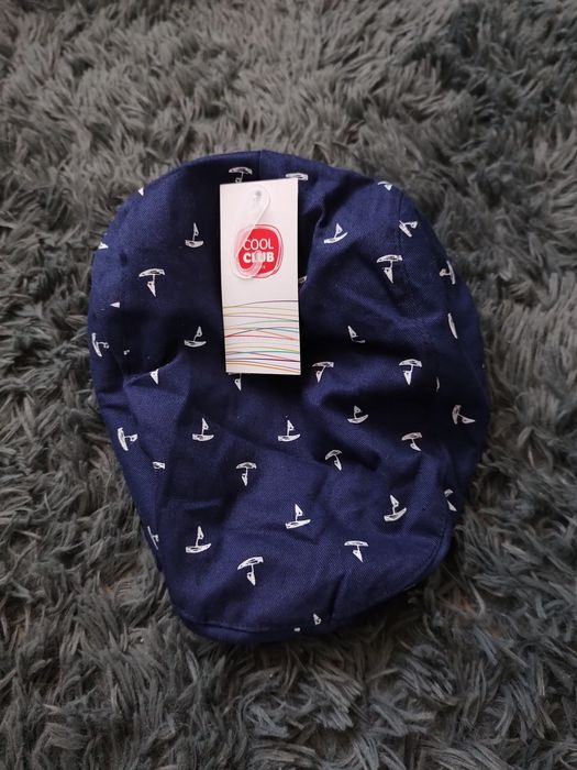 Nowa czapka dla chłopca 56 cm