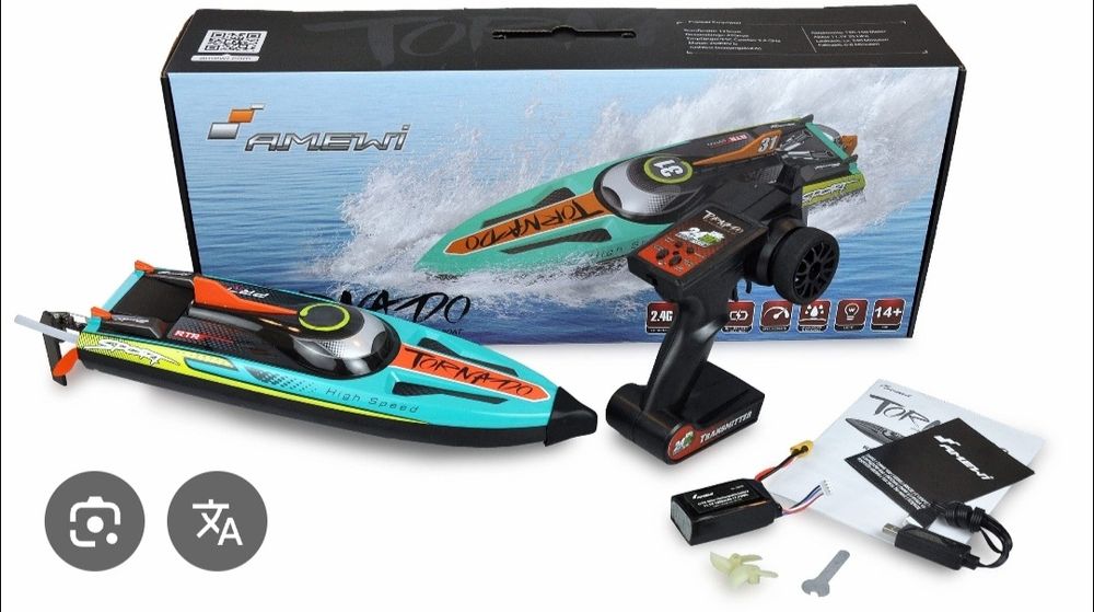 Amewi Tornado łódka Powystawowe Motorówka RC Łódź Traxxas Feulin Gieco rc