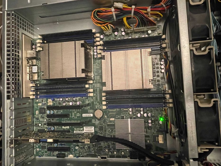 Сервер Server 2U Supermicro  X9DRi-F E5-2620 V2,  16Gb DDR3