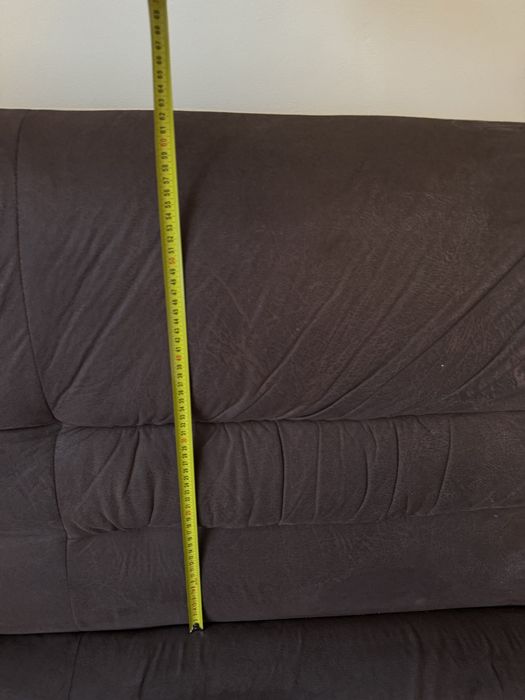 Wersalka rozkladana - beżowo czekoladowa