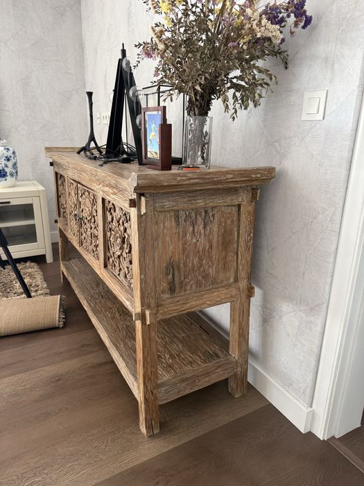 Móvel trabalhado estilo boho
