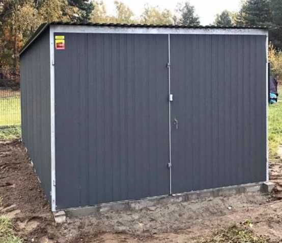 Garaż Blaszany 3x5 GRAFIT- Producent