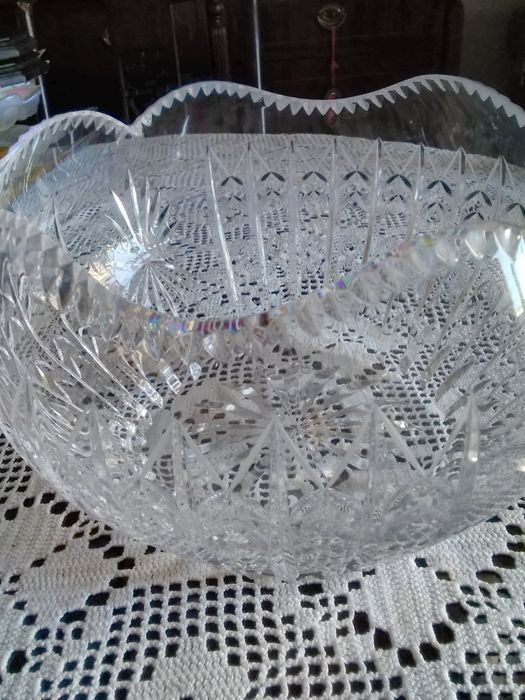 Grande taça em Cristal da Stephans