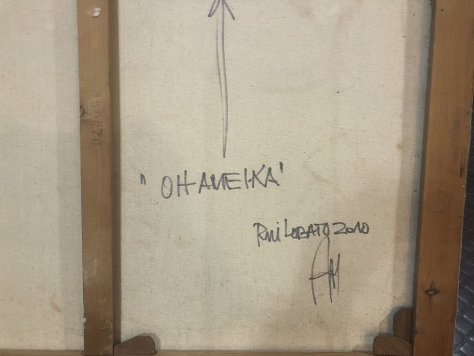 Tecnica mista sobre tela assinado