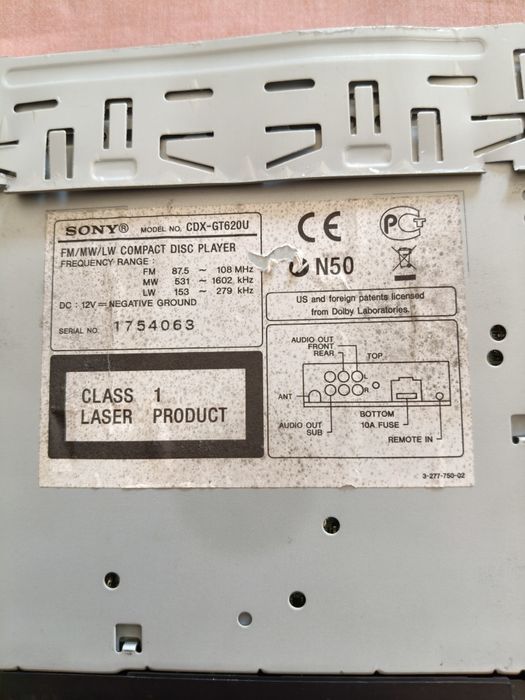 Radio usado  para automovel