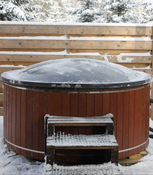 Чан на дровах з джакузі. Вуличне джакузі від виробника.