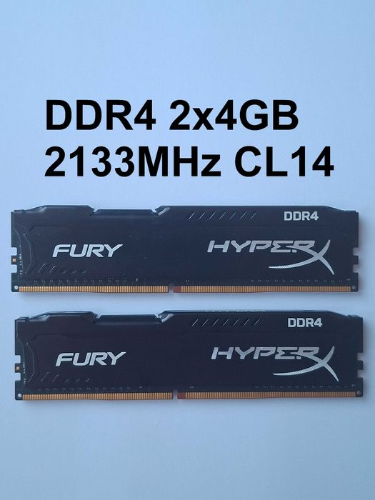 HyperX Fury DDR4 8GB (2x4GB) 2133MHz CL14 | MemTest OK