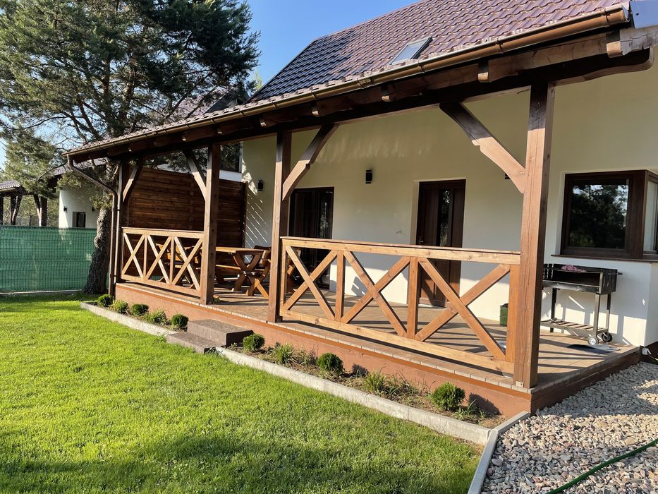 #Domek z sauną i banią na Kaszubach.