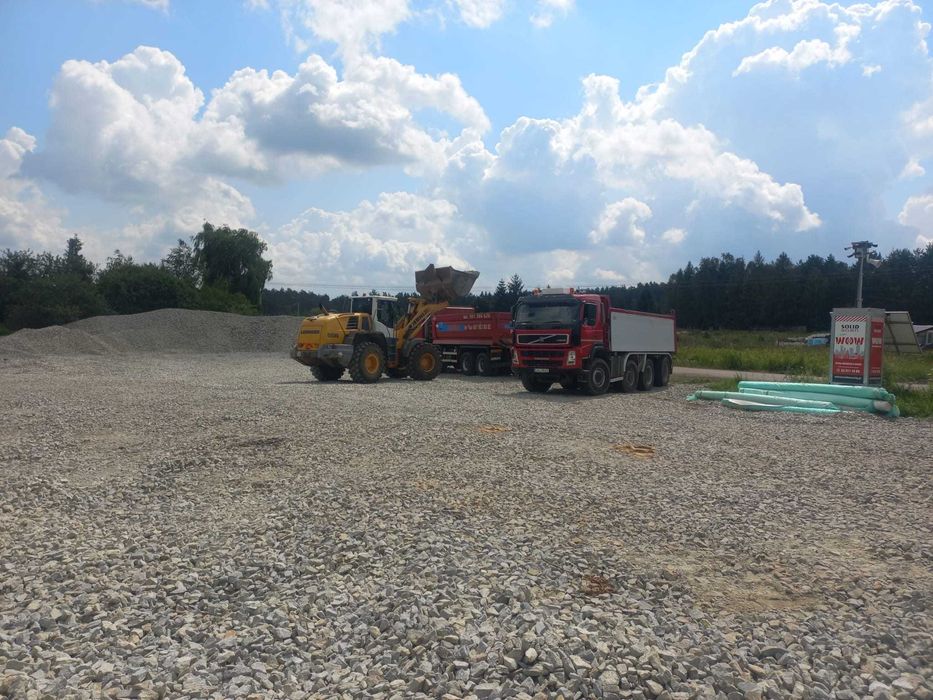 Usługi Koparka, Koparko-ładowarka , wykopy ,prace ziemne,transport