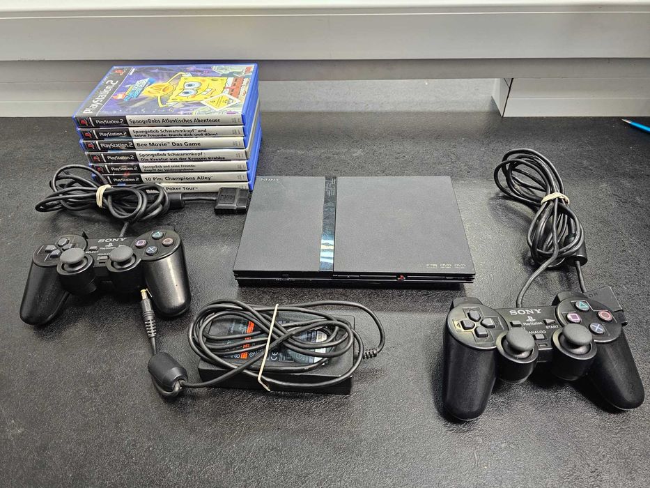 Konsola PS2 Playstation 2 + Pady + Gry * Komis Madej Gorlice