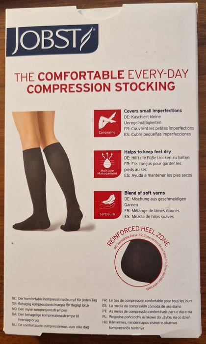 Rajstopy uciskowe Jobst Opaque medyczne na żylaki r.4 czarne