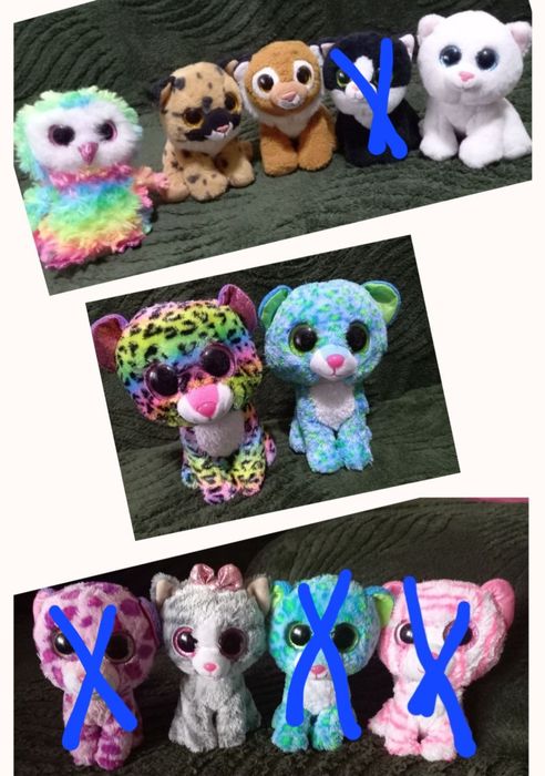 TY Beanie Boos глазастики