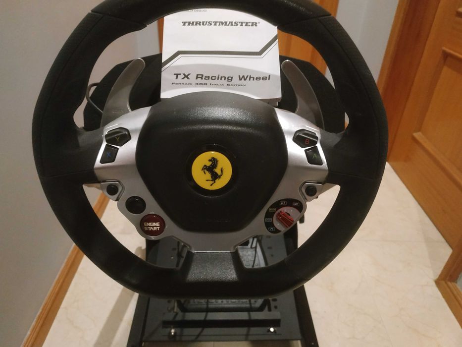 Volante Thrustmaster TX Ferrari 458 Italia Ed +Stand GT Omega PC XBOX