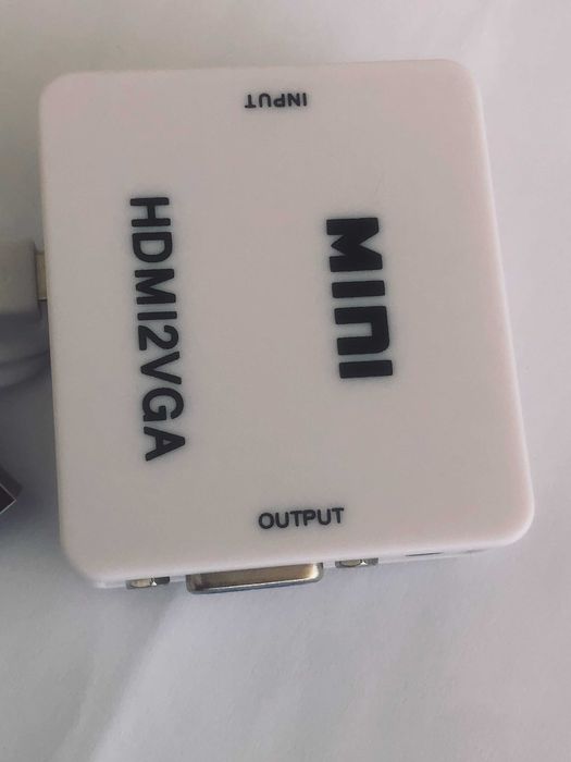 Adaptador Hdmi2Vga com Audio (novo )