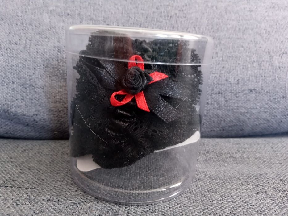 Podwiązka czarna Wolbar - 50%