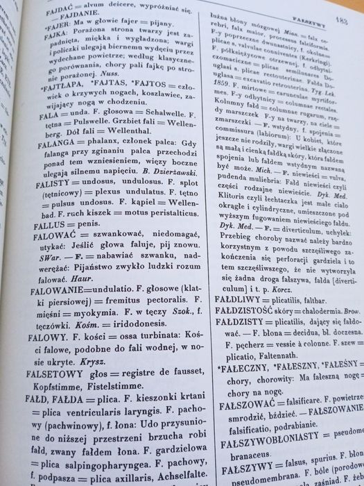 Polski słownik lekarski tom I i II Giedroyć