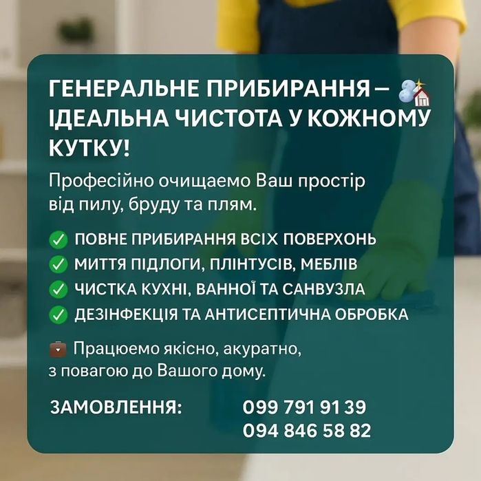 Клінінгові послуги