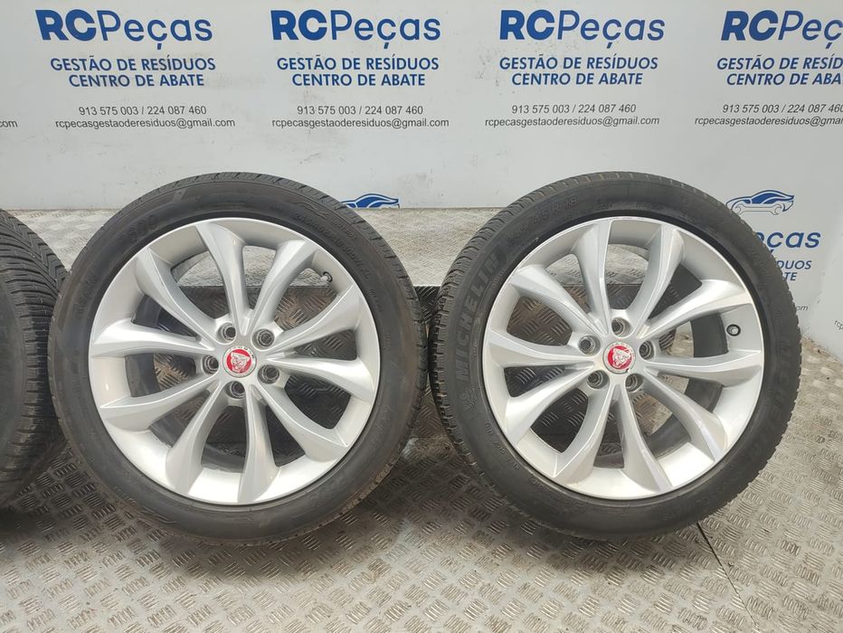 Conjunto de Jantes 18 Jaguar XF II X260 8J ET45 5x108 2015 a 2024