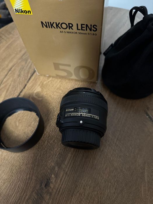 Obiektyw Nikon nikkor af-s 50mm 1.8